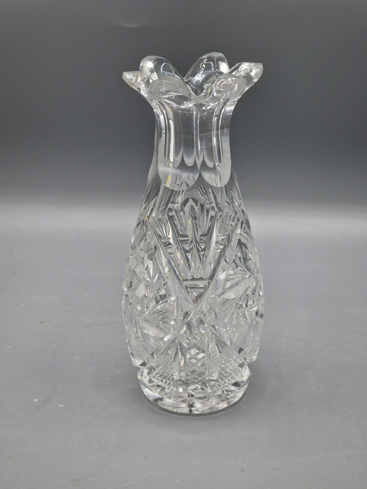 Antiquität, Glasvase, Hochwertig, Sammler, Dekoration, 13cm hoch